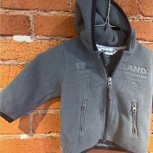 Timberland Kids Charcoal Zip-Up Hoodie